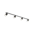 NEX BLACK 4XGU10 LAMPA SUFITOWA PODTYNKOWA