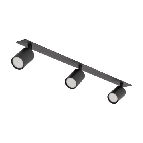 NEX BLACK 3XGU10 LAMPA SUFITOWA PODTYNKOWA