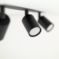 NEX BLACK 3XGU10 LAMPA SUFITOWA PODTYNKOWA