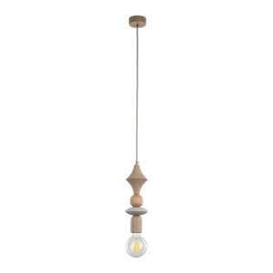 Lampa wisząca Tower Sabia Wood 1x - TK Lighting