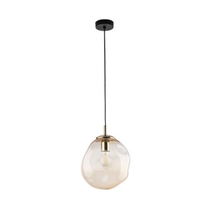 Lampa wisząca Sol Mini New Czarny, Złoty 1x E27 - TK Lighting