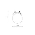VOX 1 X G9 LAMPA SUFITOWA PODTYNKOWA