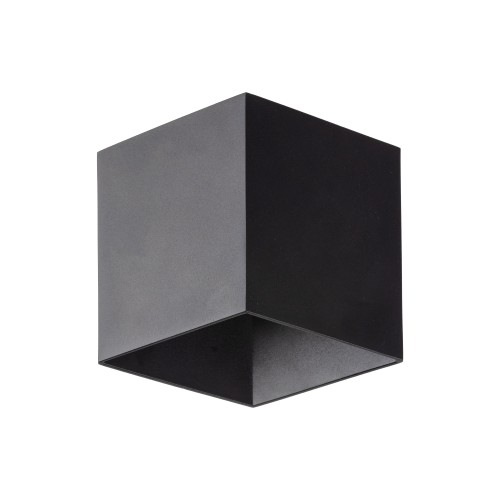 CUBE BLACK KINKIET LED IP 54