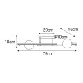 Lampa wisząca K-5770 z serii TORES