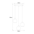 Lampa wisząca K-5601 z serii ABRO