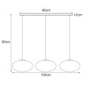 Lampa wisząca K-5672 z serii PESO