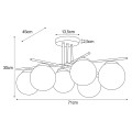 Lampa wisząca K-5784 z serii FELIX