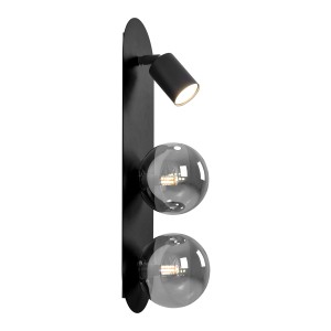 Kinkiet ARIES K-5483 Czarny, grafitowy 3 źr., GU10 + G9, 10W LED - Kaja