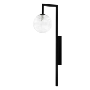 Kinkiet PARMA K-5763 Transparentny, czarny 1 źr., G9, 10W LED - Kaja