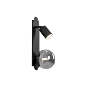 Kinkiet ARIES K-5482 Czarny, grafitowy 2 źr., GU10 + G9, 10W LED - Kaja