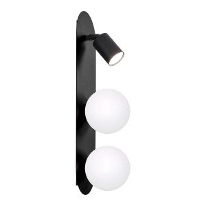 Kinkiet ARIES K-5481 Czarny, biały 3 źr., GU10 + G9, 10W LED - Kaja