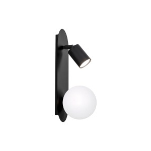 Kinkiet ARIES K-5480 Czarny, biały 2 źr., GU10 + G9, 10W LED - Kaja