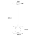 Lampa wisząca K-5445 z serii ROBIN