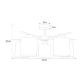 Lampa sufitowa K-5522 z serii AURELIA