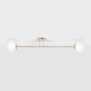 Lampa sufitowa LUMIA K-5405 Biały, złoty 2 źr., E27, 15W LED - Kaja