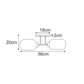 Lampa sufitowa K-5753 z serii SILVA