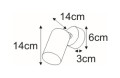 Lampa sufitowa k-5820 z serii MATI