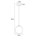 Lampa wisząca K-5790 z serii SAVIA