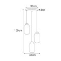 Lampa wisząca K-5755 z serii SILVA
