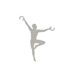 Akcesorium Acrobat jedwabisty szary - Nowodvorski