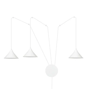 Lampa wisząca Abramo biały 3x E27 - Emibig