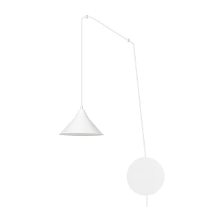 Lampa wisząca Abramo biały 1x E27 - Emibig