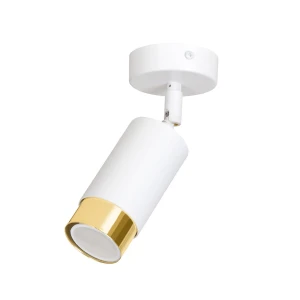 Lampa sufitowa Hiro biały/złoty 1x GU10 - Emibig