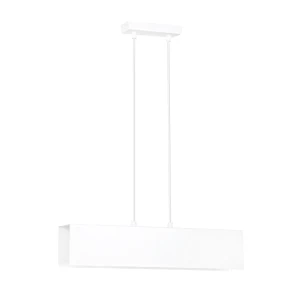 Lampa wisząca Gentor biały 2x E27 - Emibig