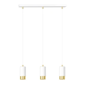 Lampa wisząca Fumiko biały/złoty 3x GU10 - Emibig
