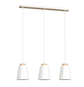 Lampa wisząca Bolero biały 3x E27 - Emibig