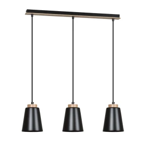 Lampa wisząca Bolero czarny 3x E27 - Emibig