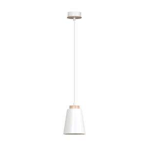 Lampa wisząca Bolero biały 1x E27 - Emibig