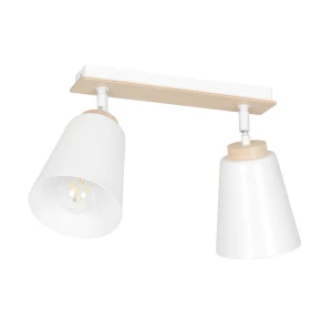 Lampa sufitowa Atlas biały 2x E27 - Emibig