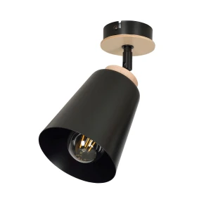 Lampa sufitowa Atlas czarny 1x E27 - Emibig