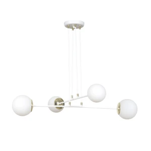 Lampa wisząca Ognis biały 4x E27 - Emibig
