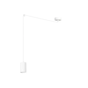 Lampa wisząca Traker biały 1x GU10 - Emibig