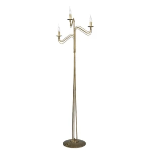 Lampa podłogowa Tori złoty 3x E14 - Emibig