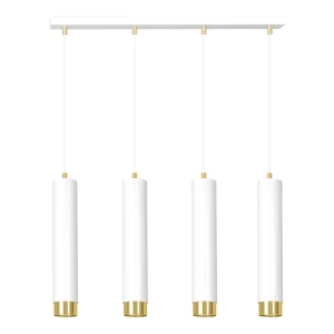 Lampa wisząca Kibo biały/złoty 4x GU10 - Emibig