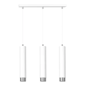 Lampa wisząca Kibo biały/chrom 3x GU10 - Emibig