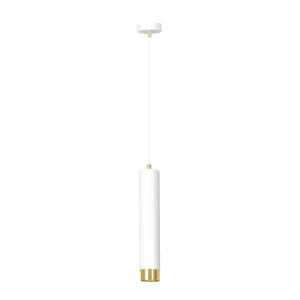 Lampa wisząca Kibo biały/złoty 1x GU10 - Emibig