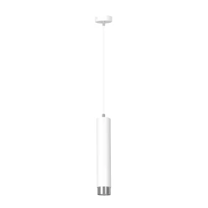 Lampa wisząca Kibo biały/chrom 1x GU10 - Emibig