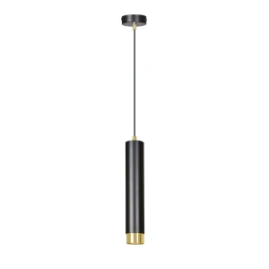 Lampa wisząca Kibo czarny/złoty 1x GU10 - Emibig