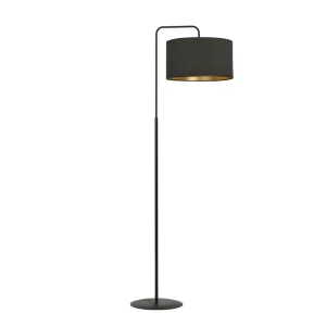 Lampa podłogowa Hilde czarny 1x E27 - Emibig