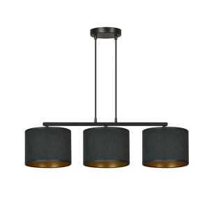 Lampa wisząca Hilde czarny 3x E27 - Emibig