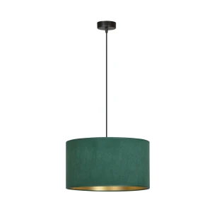 Lampa wisząca Hilde czarny / klosz zielony 1x E27 - Emibig