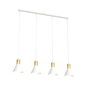 Lampa wisząca Rosa biały 4x E27 - Emibig