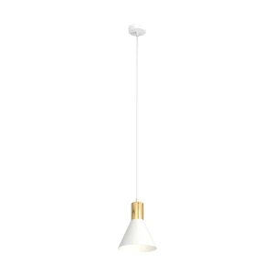 Lampa wisząca Rosa biały 1x E27 - Emibig