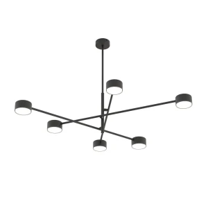 Lampa wisząca Natsu czarny 6x GX53 - Emibig