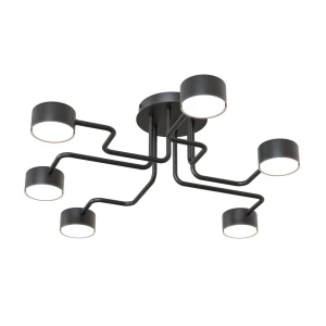 Lampa wisząca Kurage czarny 6x GX53 - Emibig