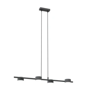 Lampa wisząca Sora czarny 4x GX53 - Emibig